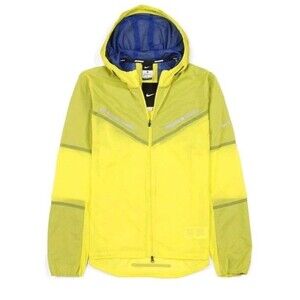 Nike Running Lightweight Windbreaker Full Zip Hoodie Jacket Size XL